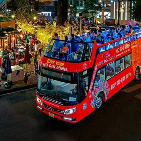 베트남 호치민 시티투어 버스 탑승권 야경투어