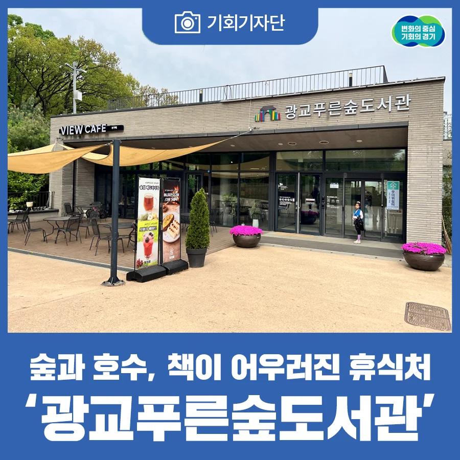 책 읽다 창밖 보면 숲과 호수가?"... 경기 광교에 생긴 힐링 만점 숲 도서관