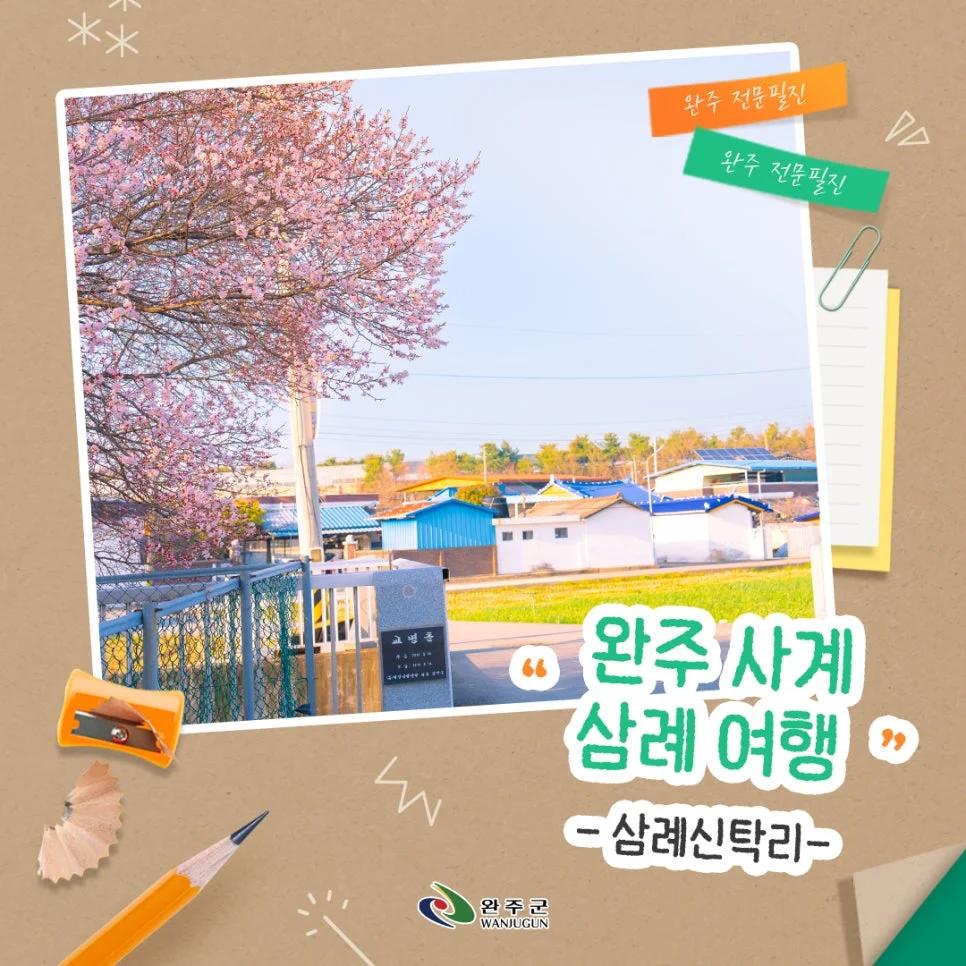 유명한 곳 말고 조용히 쉬고 싶다면?"... 3월 완주 삼례에서 만나는 고즈넉한 봄 여행