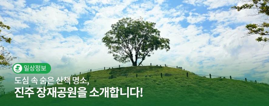 도심 속 숨은 명소가 무료라고?"... 3.5km 산책로 갖춘 진주 장재공원