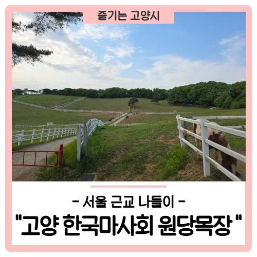 서울 근교에 이런 곳이?"... 100년 역사 고양 원당목장, 걷기 좋은 5km 산책 코스