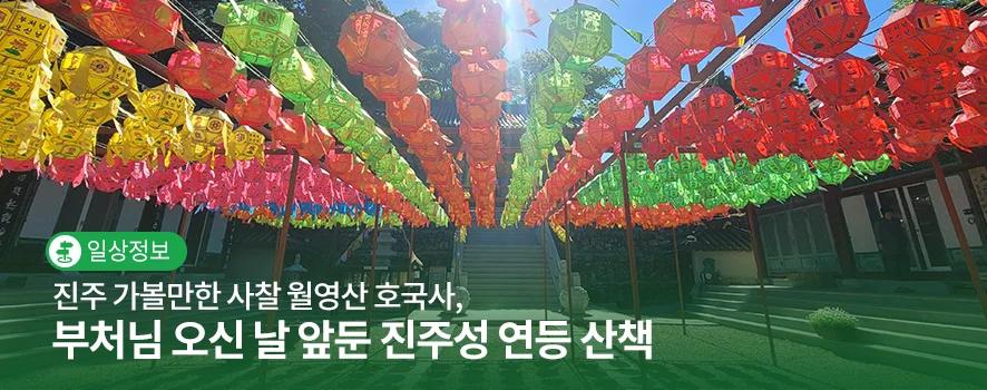 부처님 오신 날 맞아 진주성이 연등으로 물든다고?"... 진주 2대 사찰과 함께하는 경남 불교 성지순례