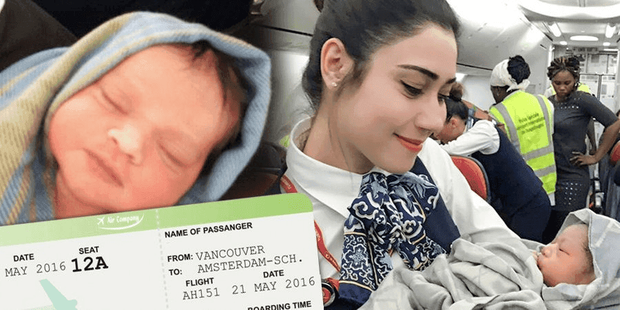 비행기에서 아기가 태어나면, 평생 탑승 무료에요?