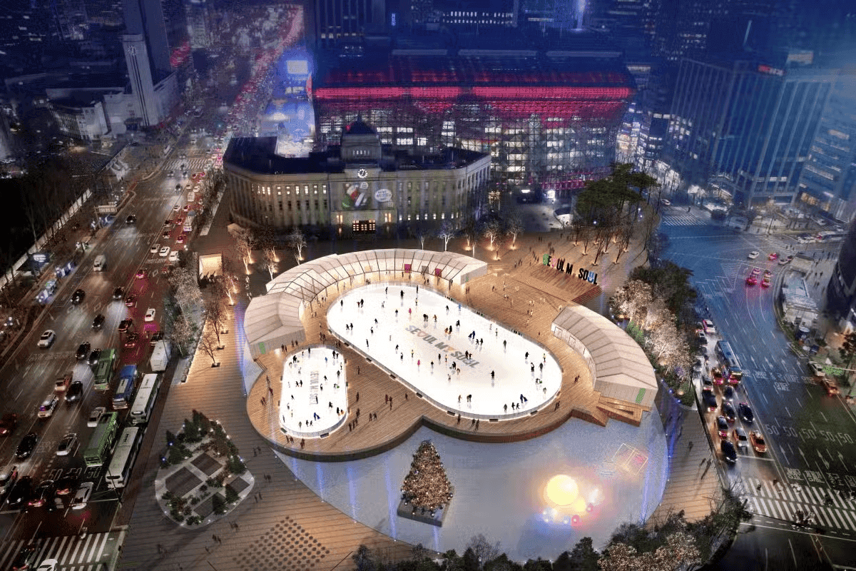 단돈 천원으로 52일간 누리는 도심 속 겨울 여행, 서울광장 스케이트장