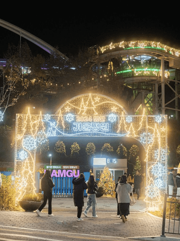 빛으로 물드는 겨울, 앞산크리스마스축제에서 만나는 로맨틱 대구