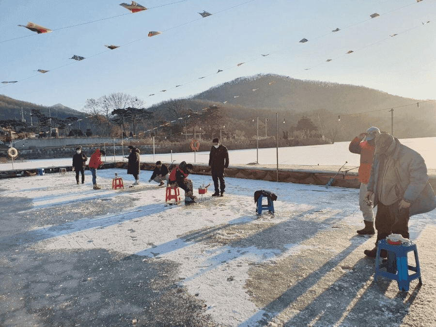 인천 겨울 가볼만한곳 강화도 왕방마을 얼음축제