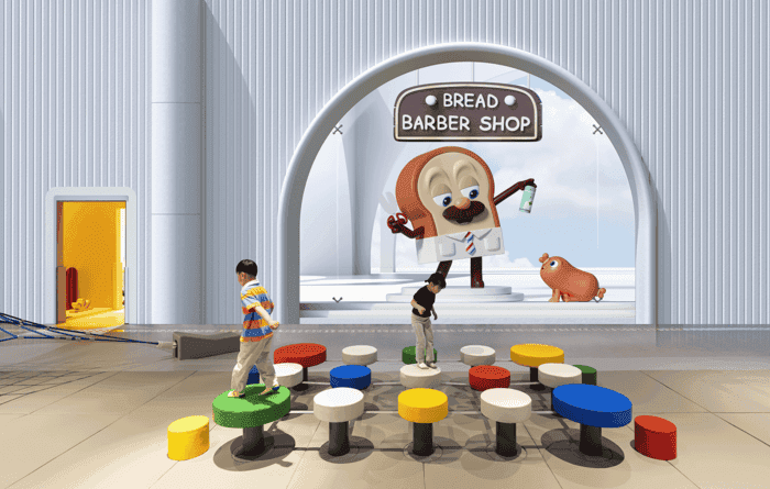 브레드이발소 미디어아트, 아르떼 키즈파크의 특별 협업 전시