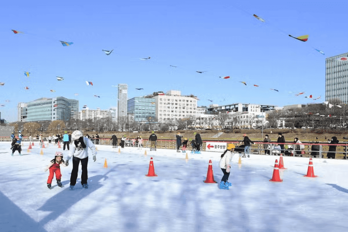 성남 겨울 여행 추천, 개장 첫날 무료 스케이트장 &amp; 눈썰매장, 그리고 자연 속 중앙공원 나들이