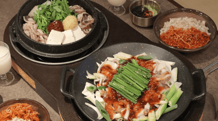 한끼에 얼마예요 오징어정식 13500원 오늘n 국내산 오징어 한상 오징어전골 오징어제육 솥밥 맛집 위치