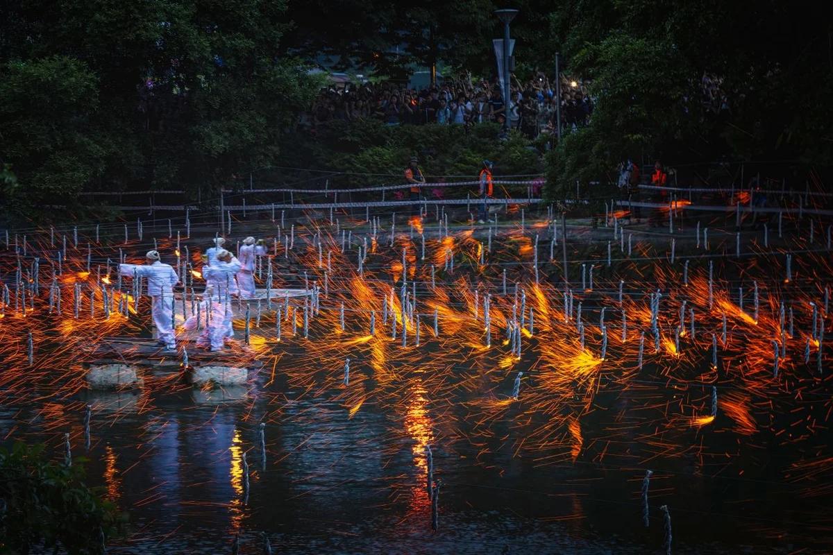 함안 낙화 축제 BEST 5, 겨울밤을 수놓는 불꽃의 향연