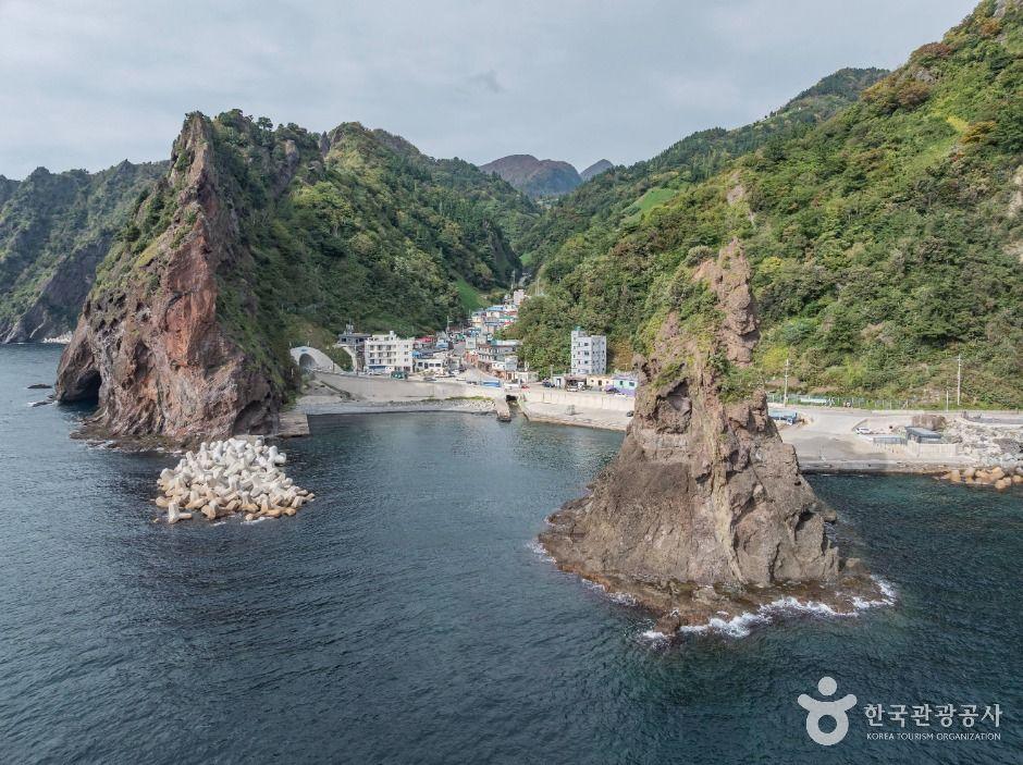 거북바위 및 향나무 자생지 (울릉도, 독도 국가지질공원)