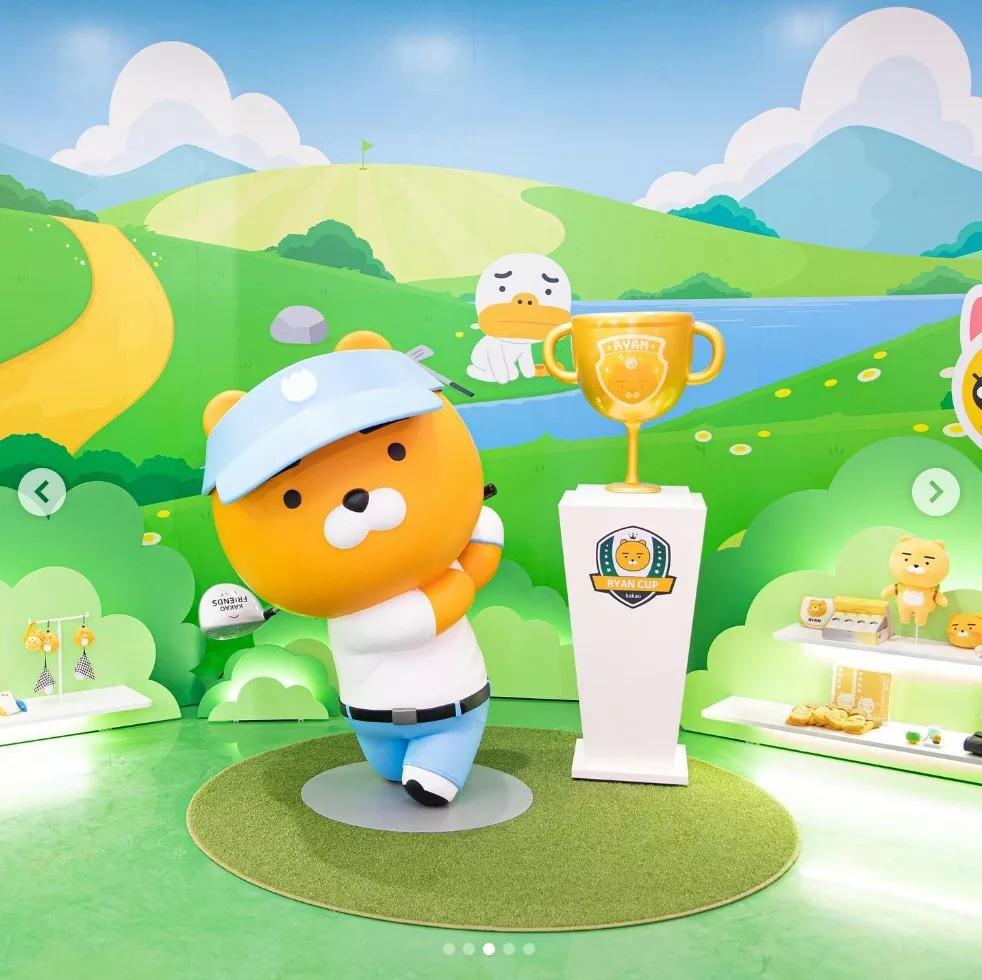 카카오프렌즈 골프 아지트 하남 플래그십스토어, 귀여운거 좋아하는 골퍼라면 추천