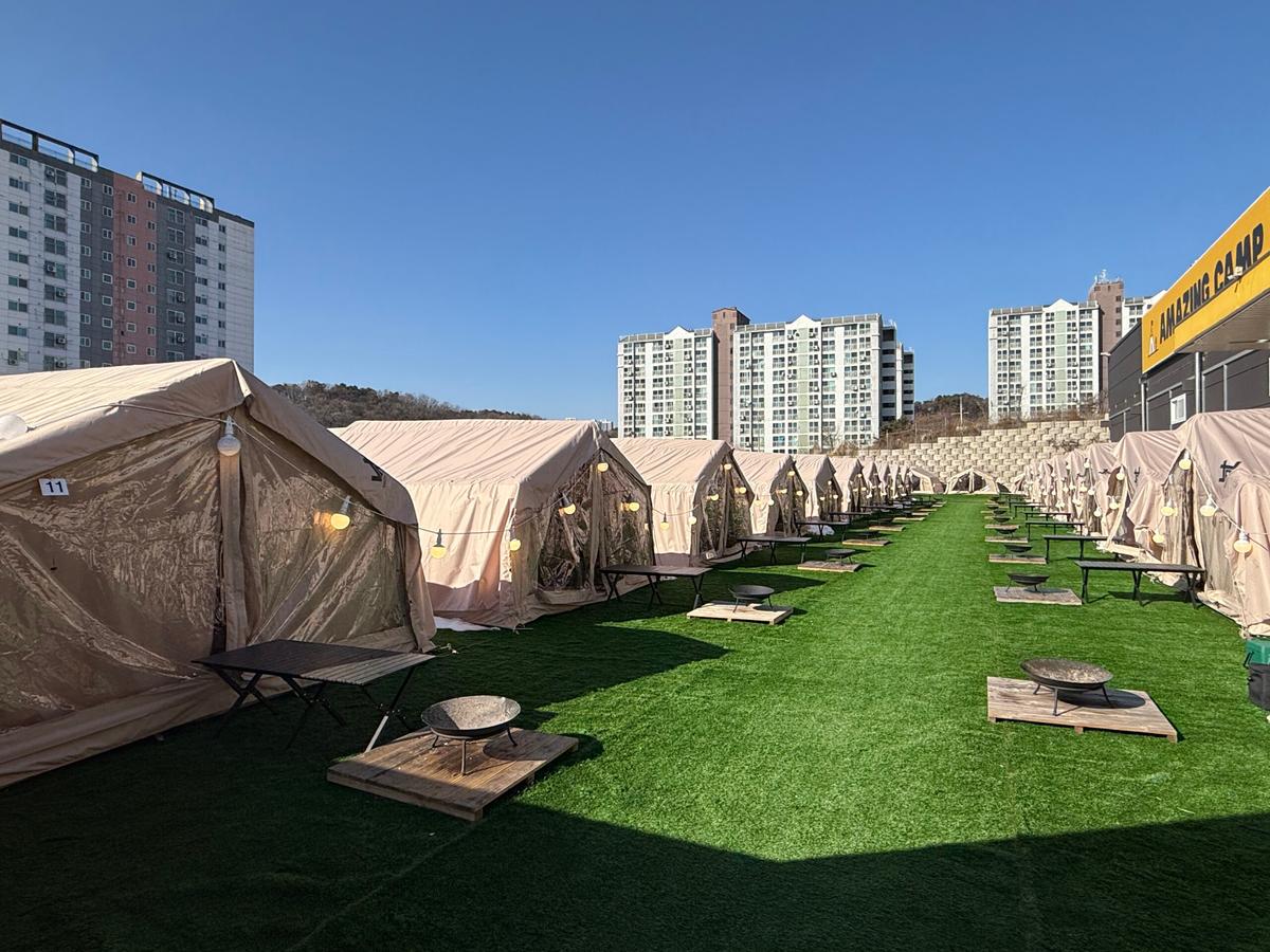 파주 캠핑식당 추천, 대형 에어바운스 있는 무제한 키즈카페