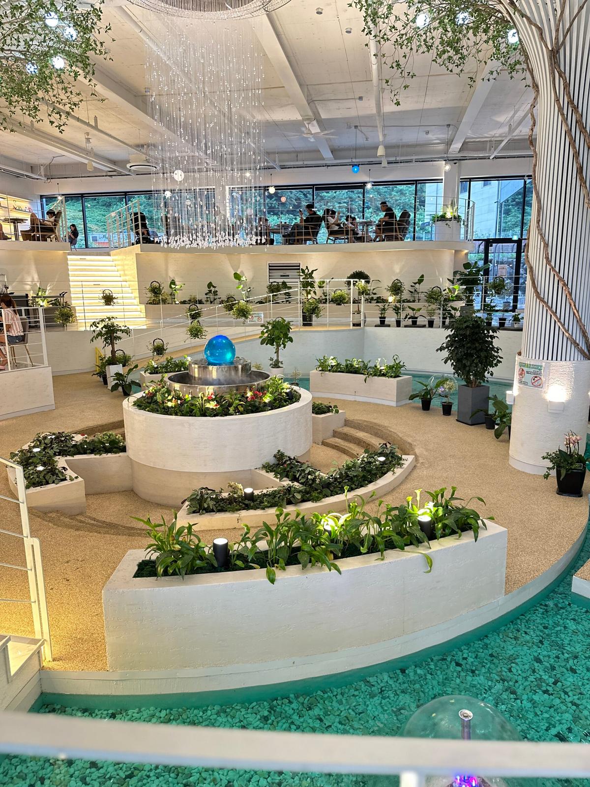 영종도 대형카페 추천, 온더플로우 분위기 좋아