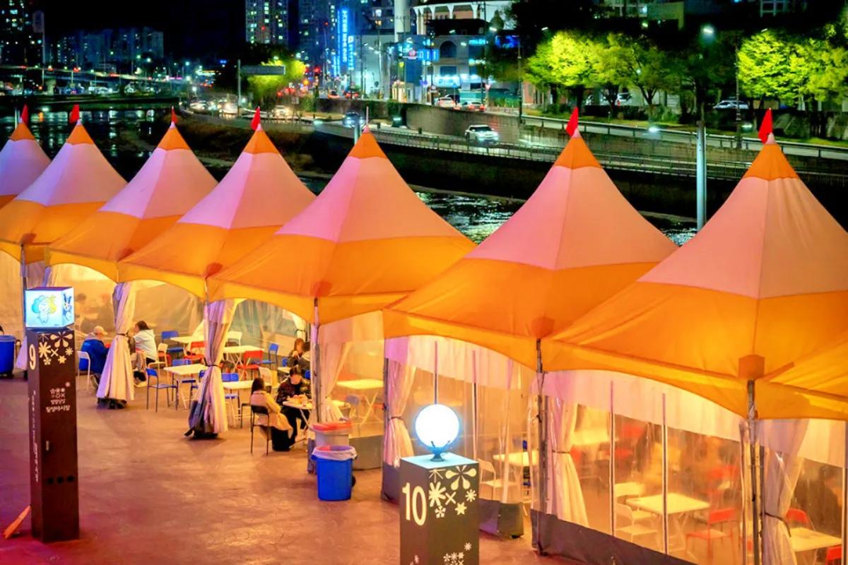 “신천변 따라 즐기는 봄밤”… 대구 칠성야시장 야경 맛집 코스